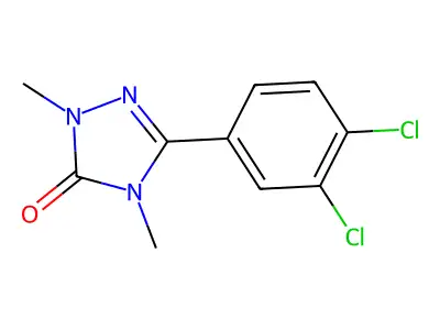 3H-1,2,4-Triazol-3-one, 2,4-dihydro-5-(3,4-dichlorophenyl)-2,4-dimethyl- structure