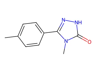 3H-1,2,4-Triazol-3-one, 2,4-dihydro-4-methyl-5-(4-methylphenyl)- structure