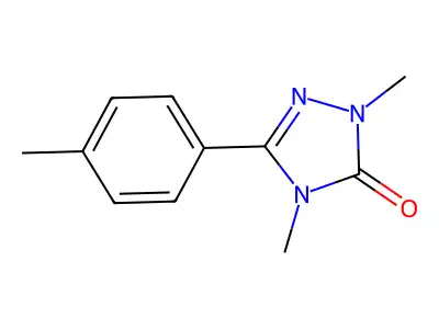 3H-1,2,4-Triazol-3-one, 2,4-dihydro-2,4-dimethyl-5-(4-methylphenyl)- structure