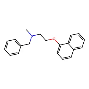 Benzyl(methyl)[2-(naphthalen-1-yloxy)ethyl]amine structure