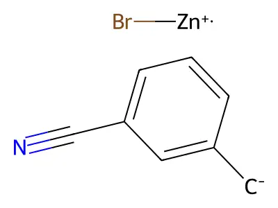 3-Cyanobenzylzinc bromide structure