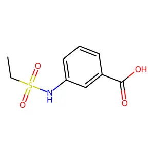 3-Ethanesulfonamidobenzoic acid structure
