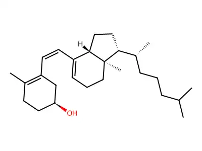 前维生素D3 structure