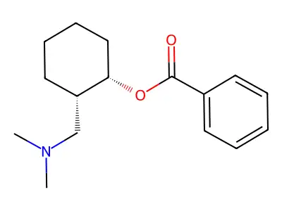 [2-[(Dimethylamino)methyl]cyclohexyl] benzoate structure