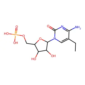 5-Ethylcytidine 5'-monophosphate structure