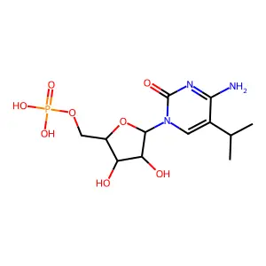 5-Isopropylcytidine 5'-monophosphate structure