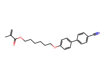 6-(4-(4'-Cyanophenyl)phenoxy)hexyl methacrylate structure