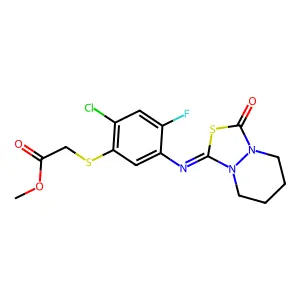 Fluthiacet-methyl structure