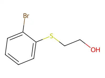 2-Bromophenylthioethanol structure