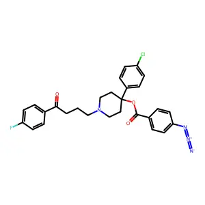 Haloperidol 4-azidobenzoate structure