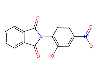 N-(2-Hydroxy-4-nitrophenyl)phthalimide structure
