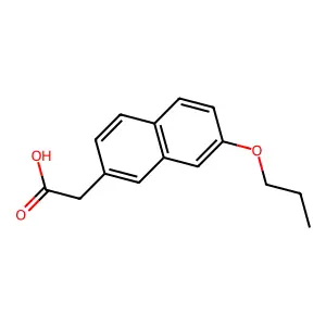 7-丙氧基-2-萘乙酸 structure
