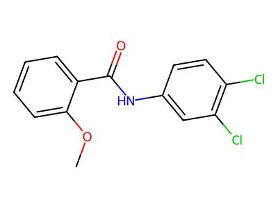 N-(3,4-dichlorophenyl)-2-methoxybenzamide structure