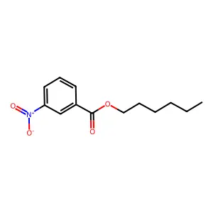 Hexyl 3-nitrobenzoate structure