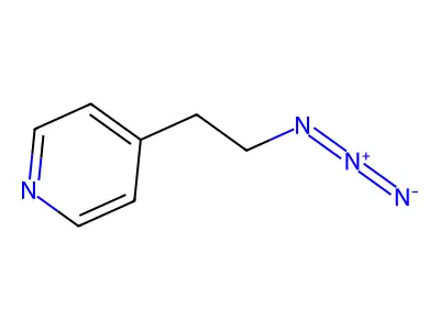 Pyridine, 4-(2-azidoethyl)- structure