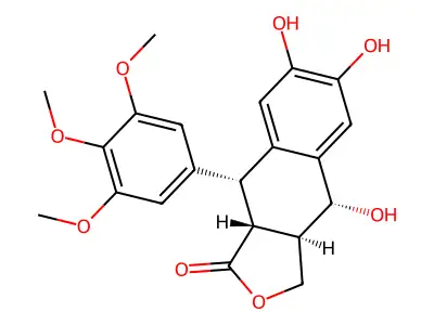 Podophyllotoxin Impurity 5 structure