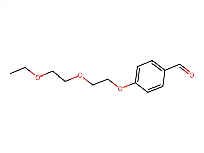 4-[2-(2-Ethoxyethoxy)ethoxy]benzaldehyde structure