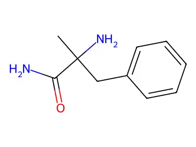 2-Amino-2-methyl-3-phenylpropanamide structure