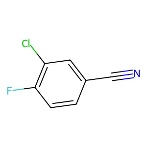 3-氯-4-氟苯甲腈 structure