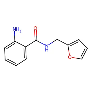 2-amino-N-(furan-2-ylmethyl)benzamide structure