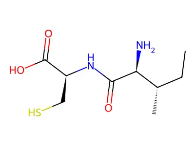 Isoleucylcysteine structure