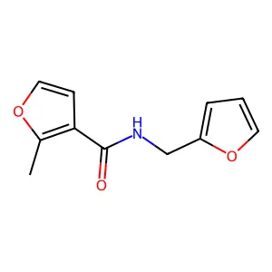 N-[(furan-2-yl)methyl]-2-methylfuran-3-carboxamide structure