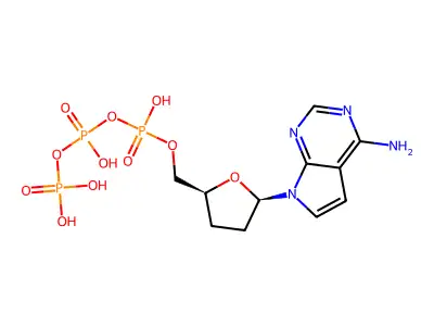 7-Deaza-ddATP structure