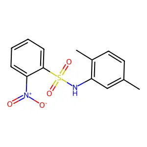 N-(2,5-二甲基苯基)-2-硝基苯磺酰胺 structure