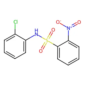 N-(2-Chlorophenyl)-2-nitrobenzenesulfonamide structure