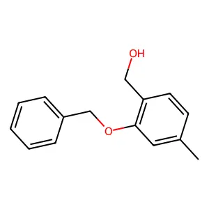 4-Methyl-2-phenylmethoxybenzenemethanol structure