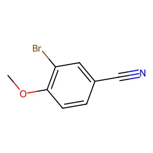 3-Bromo-4-methoxybenzonitrile structure