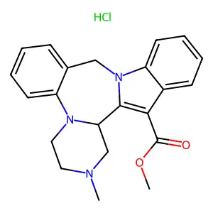 Serazapine Hydrochloride structure