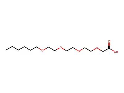 3,6,9,12-Tetraoxaoctadecanoicacid structure