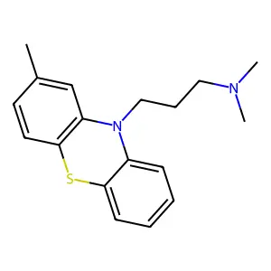 10H-Phenothiazine-10-propanamine, N,N,2-trimethyl- structure