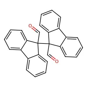 9H,9'H-(9,9'-bifluorene)-9,9'-dicarbaldehyde structure