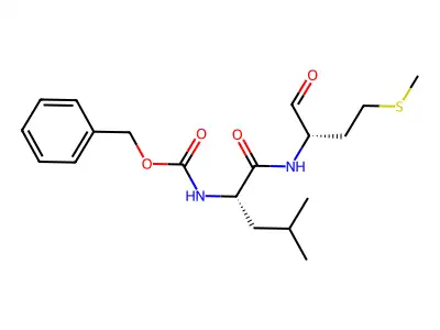 benzyloxycarbonyl-leucyl-methionine-H structure