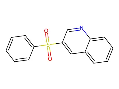 3-(Benzenesulfonyl)quinoline structure