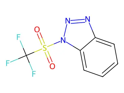 1-(Trifluoromethanesulfonyl)-1H-benzotriazole structure