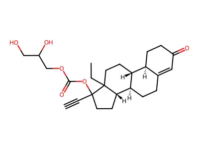 Levonorgestrel glycidol structure