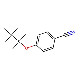 4-Cyano-1-Dimethyl(tert-butyl)silyloxybenzene structure