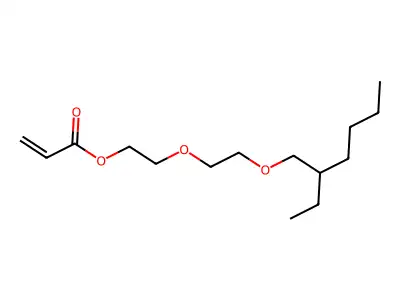 2-(2-((2-Ethylhexyl)oxy)ethoxy)ethyl 2-propenoate structure
