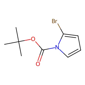 tert-butyl 2-bromo-1H-pyrrole-1-carboxylate structure