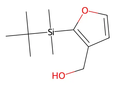3-Furanmethanol, 2-[(1,1-dimethylethyl)dimethylsilyl]- structure