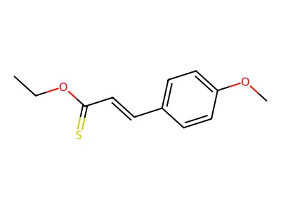 O-ethyl 3-(4-methoxyphenyl)prop-2-enethioate structure