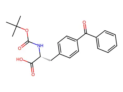 3-(4-benzoylphenyl)-2-(9H-fluoren-9-ylmethoxycarbonylamino)propanoic Acid structure