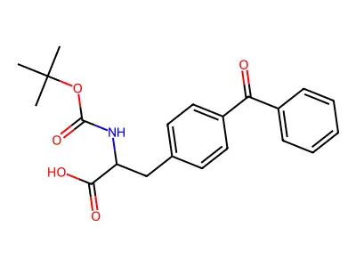Boc-L-4-Benzoylphenylalanine structure