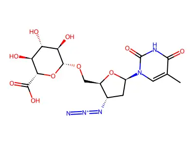 AZT glucuronide structure