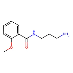 N-(3-氨基丙基)-2-甲氧基苯甲酰胺 structure