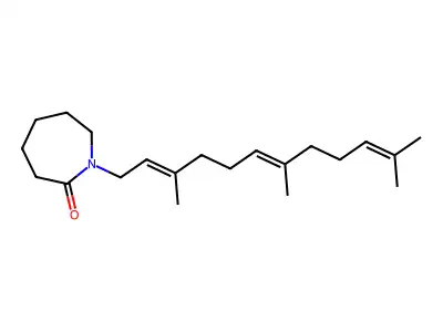 N-farnesylazepan-2-one structure