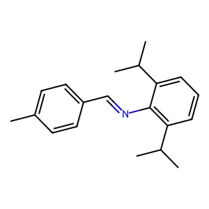 Benzenamine, 2,6-bis(1-methylethyl)-N-[(4-methylphenyl)methylene]- structure
